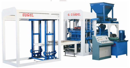 QT6-15 Auto cement block machine