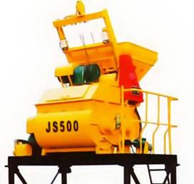 JS500 series twin shaft mixer